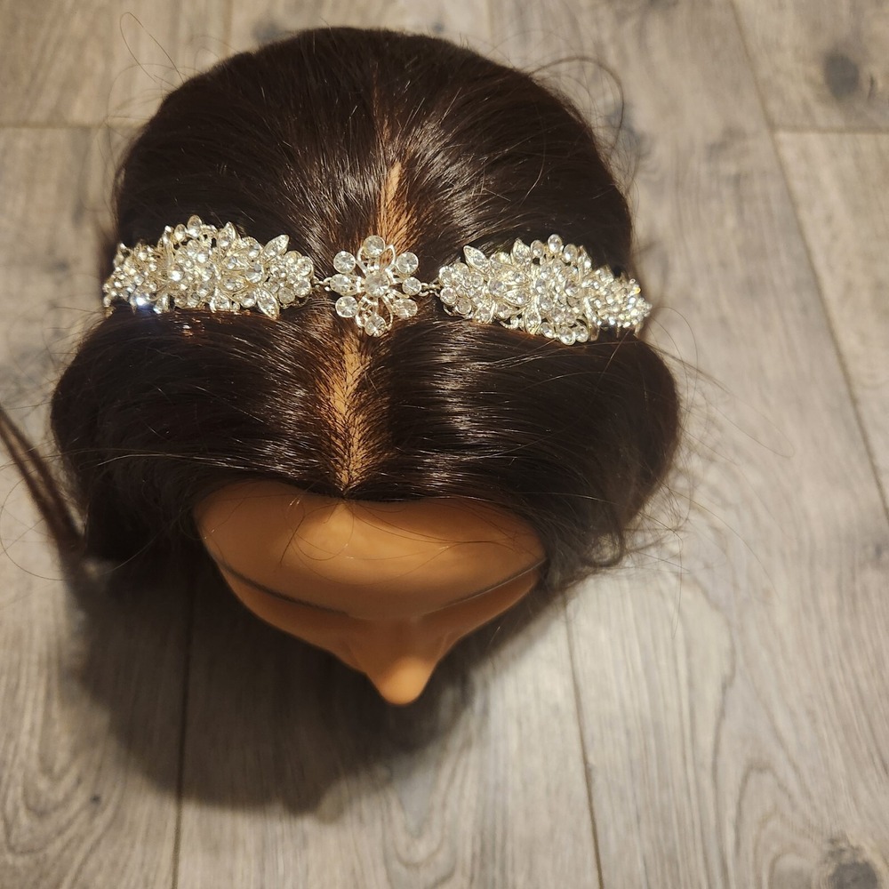 Noelle and Ava - Full Circle Beaded Rhinestone Halo
